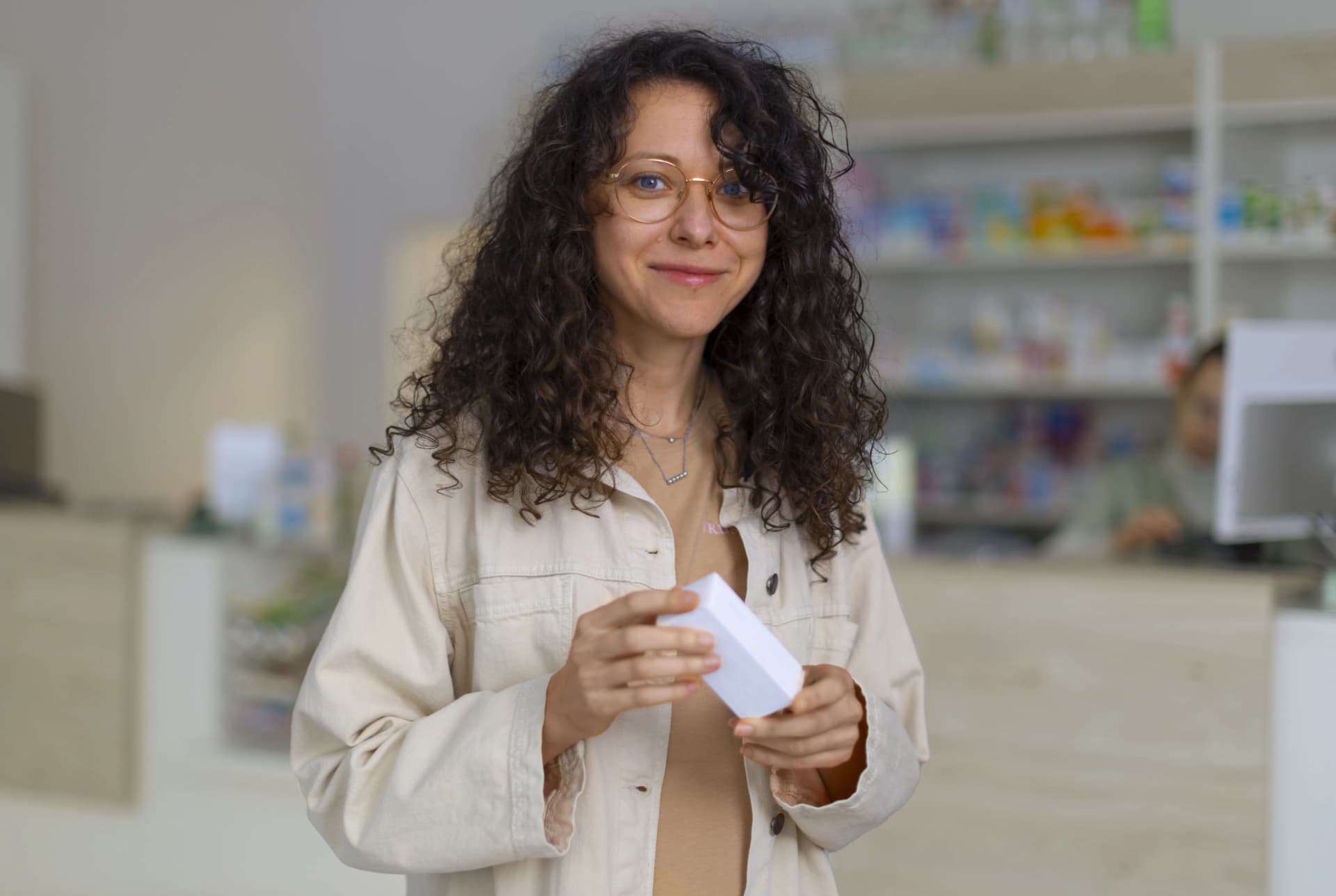 happy patient visiting King Pharmacy